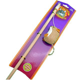 Cat Wand Teaser Toy - with Chubby Mouse