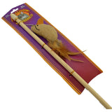 Cat Wand Teaser Toy - with Natural Mouse