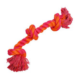 3-Knot Rope Bone - 20" / Orange/Magenta