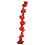 6-Knot Rope Tug - Orange/Magenta