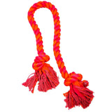 2-Knot Rope Tug, 48" - Orange/Magenta