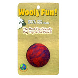 Marbled Rubber Ball - 3.5" / Red Marble