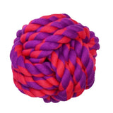 Rope Ball - 4" / Purple/Magenta