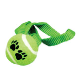 Tennis Ball Tug Toy - with Strap / 1.8"