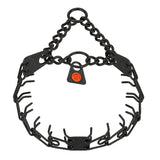 Micro-Plus Prong Dog Training Collar, 10" - Black Stainless