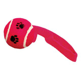 Tennis Ball Tug Toy - with Strap / 2.5"