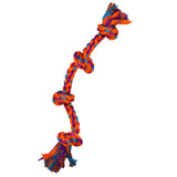 4-Knot Nylon Rope Bone - Orange