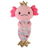 Axolotl Plush Dog Toy - Mermaid 10"