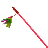 Cat Wand Teaser Toy - with Feather, 26"