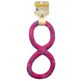Wooly Fun Felted Wool Figure-8 Tug - 11" / Magenta Marble