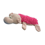 Shaggy Bottle Dog Toy - Pig
