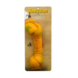 Knotted Rope Bone - 4.5" / Yellow