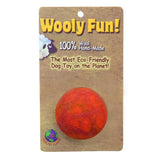 Marbled Rubber Ball - 3.5" / Orange Marble