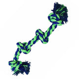 4-Knot Rope Bone - 26" / Blue/Green
