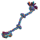 4-Knot Nylon Rope Bone - Turquoise