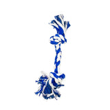 2-Knot Rope Bone - 8" / Blue