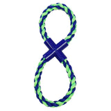 Figure-8 Rope Tug - 15" / Blue/Green