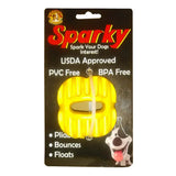 Sparky Floating Dog Toy - Random Action Ball - Yellow