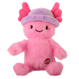 Axolotl Plush Dog Toy - With Hat 6"