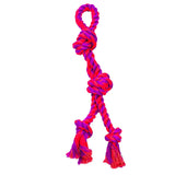 2-Knot Split Rope Tug - 23.5" / Purple/Magenta
