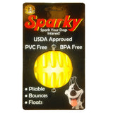 Sparky Floating Dog Toy - Small Ball - Yellow