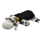 Shaggy Bottle Dog Toy - Cow