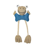 Nylon Canvas Dog Toy - Long Legged Frog