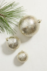 Isha Glass Ornaments By Accent Decor