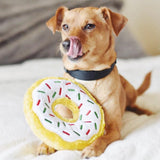 ZippyPaws Holiday Peppermint Donutz Plush Dog Toy