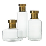 Jimmy Glass Bud Vases By Accent Decor