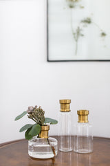 Jimmy Glass Bud Vases By Accent Decor