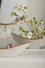 Kelyfos Speckled Matte Bowl By Accent Decor