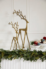 Kingly Reindeer Metal Decorative Figurines By Accent Decor