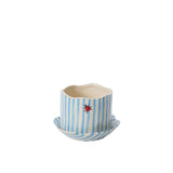 Ladybug with Saucer Pot By Accent Decor