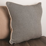 Dashing Texture Black Throw Pillow