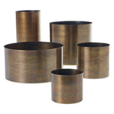 Lincoln Metal Decorative Vessels By Accent Decor