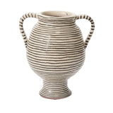 Lines Hand-Painted Ceramic Vase By Accent Decor