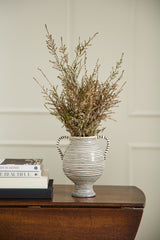 Lines Hand-Painted Ceramic Vase By Accent Decor