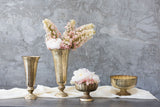 Lita and Footed Metal Compotes By Accent Decor