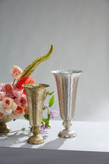 Lita Footed Metal Decorative Vessels By Accent Decor