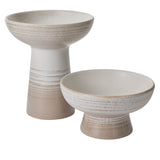 Lorca Footed Ceramic Bowl By Accent Decor