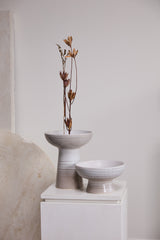 Lorca Footed Ceramic Bowl By Accent Decor