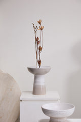 Lorca Footed Ceramic Bowl By Accent Decor