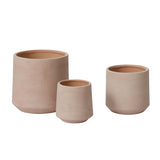 Luciana Textured Ceramic Pots By Accent Decor