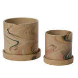 Melage with Saucer Pots By Accent Decor