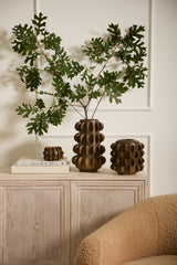 Millay Ombre Textured Ceramic Decorative Vases By Accent Decor - 8" x 8" - Image 5