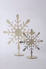 Moonlit Snowflake Display Stands By Accent Decor