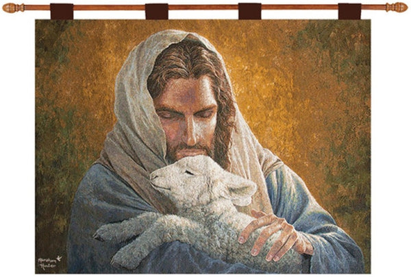 Manual Woodworkers & Weavers Lost But Found Tapestry Wall Hanging 36" x 26" By Manual Woodworkers & Weavers