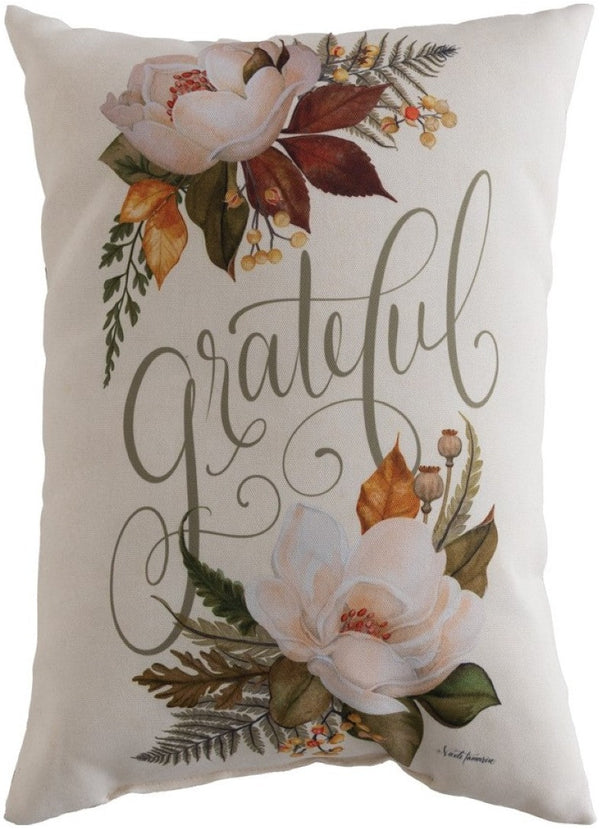 Manual Woodworkers & Weavers Fall Splendor Grateful Climaweave Throw Pillow 18" x 13" By Nicole Tamarin