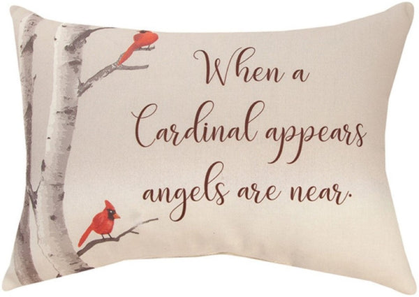 Manual Woodworkers & Weavers Cardinal Climaweave Throw Pillow 18" x 13" By Manual Woodworkers & Weavers